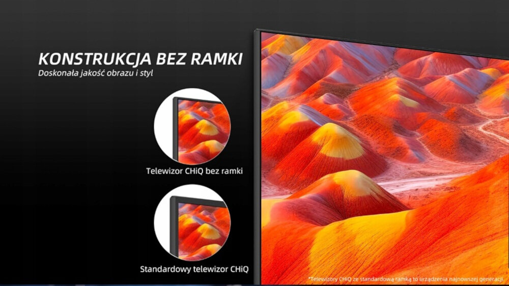 Telewizor CHIQ L40QG7L - ramki