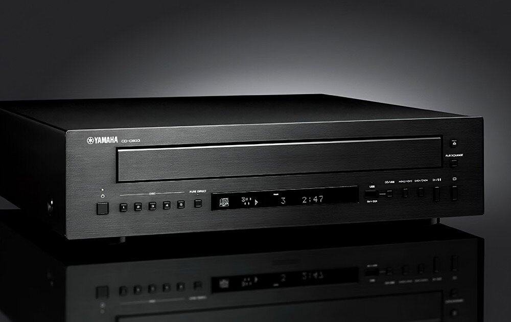 Odtwarzacz CD YAMAHA CD-C603 Srebrny układ dynamika szumy parametry