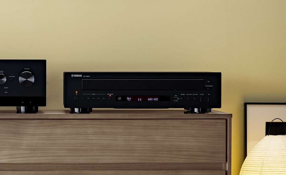 Odtwarzacz CD YAMAHA CD-C603 Srebrny formaty specyfikacja kompatybilność