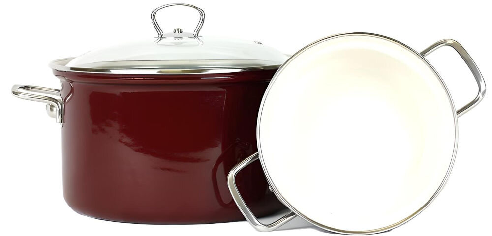 Garnek BELIS Eco Ceramic 18 cm kompatybilny z wszystkimi rodzajami kuchenek gruba konstrukcja dna szybkie równomierne podgrzewanie potraw pojemność 2,6 l średnica 18 cm codzienne posiłki wymagające dania praktyczność jakość