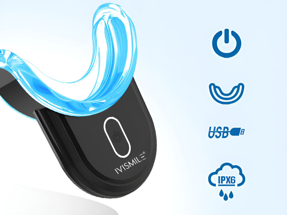 Urządzenie do wybielania zębów IVISMILE IVI-05K Professional Czarny wybielanie