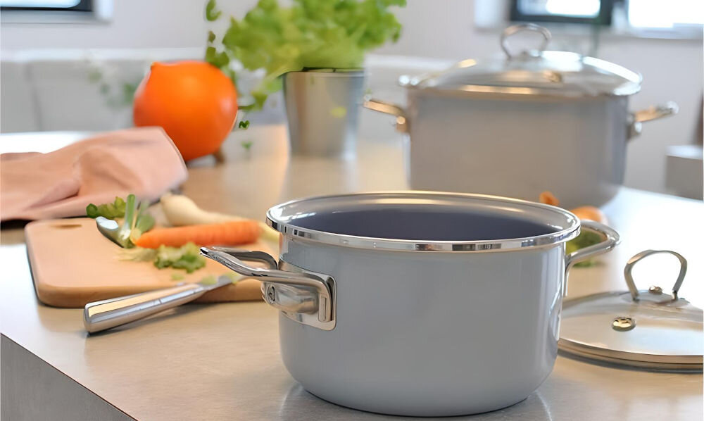 Garnek BELIS Premium 20 cm Szary Do kazdej kuchni 