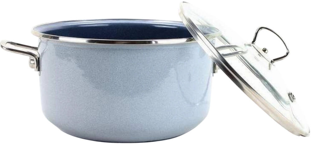 Garnek BELIS Premium 20 cm Szary wieloletnia tradycja produkcji produkcja ręczna indywidualny charakter uniklane cechy korzystanie z różnych typów kuchenek pokrywa z otworem wentylacyjnym jakość trwałość estetyka 