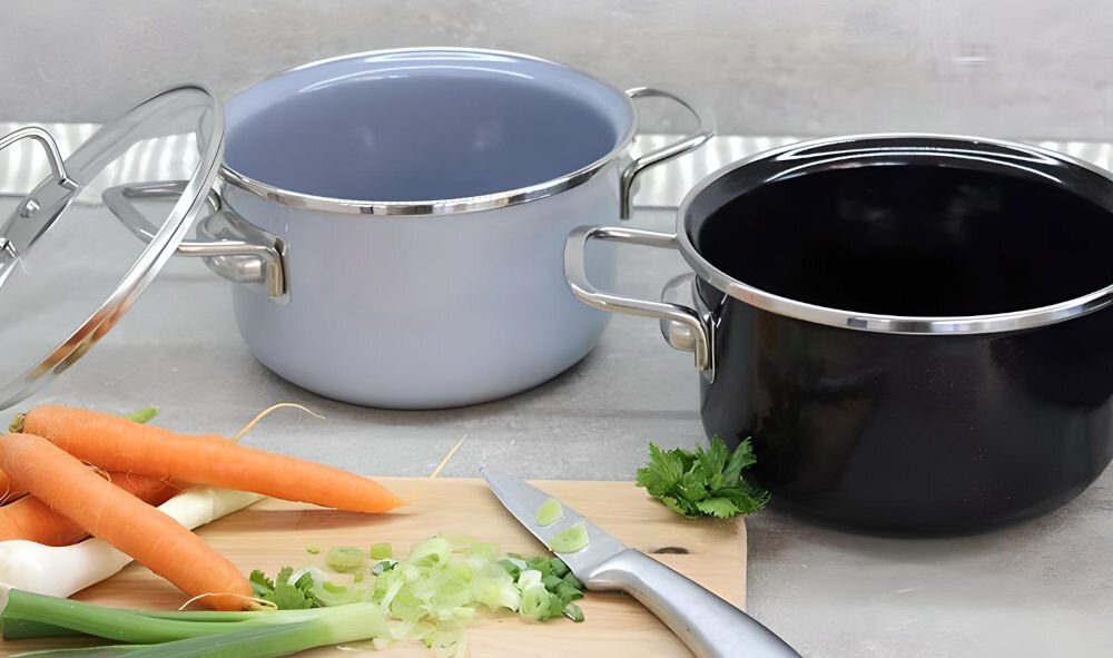 Garnek BELIS Premium 20 cm Szary odpowiednia pielęgnacja mycie miękką gąbką delikatny detergent namoczenie naczynia w ciepłej wodzie nie nagrzewać pustego garnka unikać odparowania całego płynu trwałość estetyka 