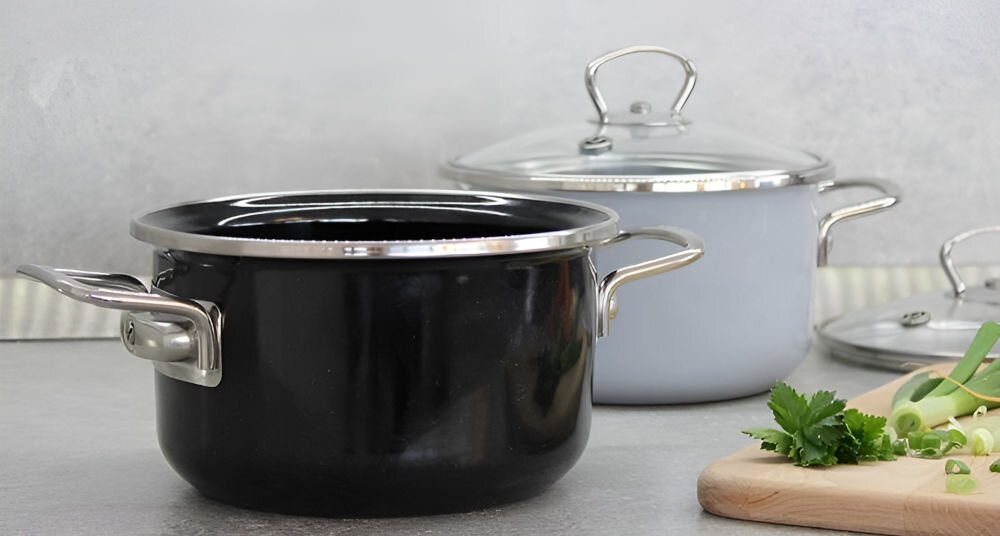 Garnek BELIS Premium 24 cm Czarny Do kazdej kuchni 