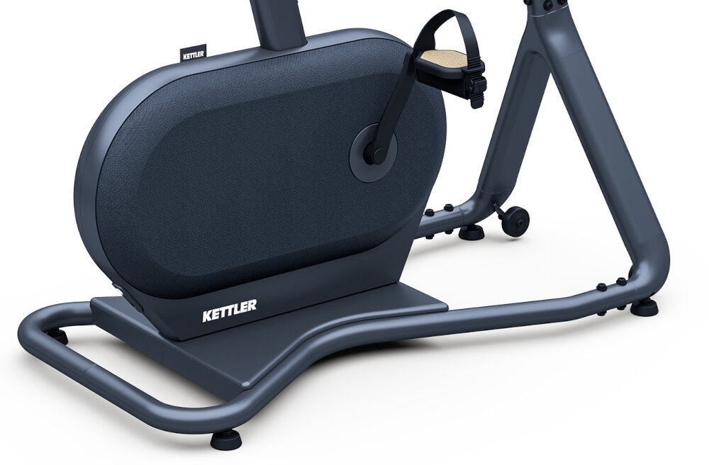 Rower indukcyjny KETTLER Hoi Tour Szary swietna jakosc wykonania minimalistyczny wyglad panele boczne z tkaniny odporna na zabrudzenia rolki waga maszyny 51 kg