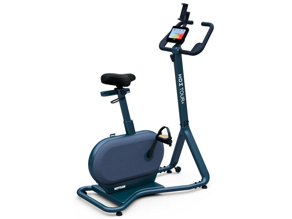 Rower indukcyjny KETTLER Hoi Tour+ Granatowy Zaprojektowany z dbaloscia o najmniejszy szczegol 20 stopni regulacji opory sterowany za pomoca komputera