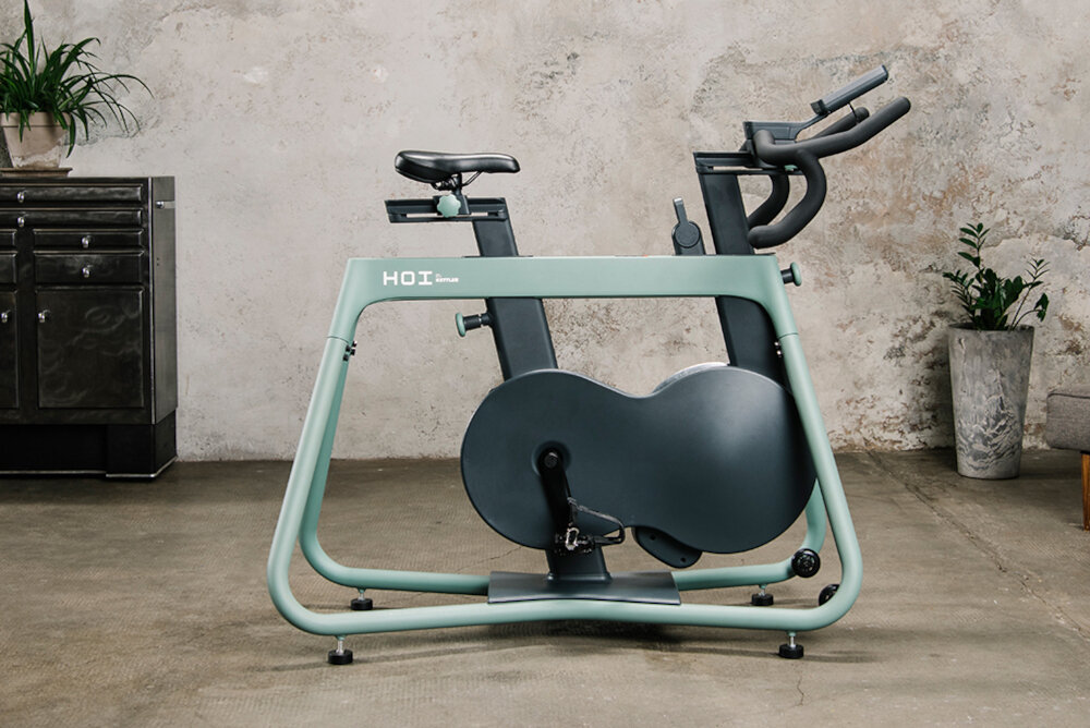 Rower spinningowy KETTLER Hoi Frame Speed Szary starannie wyselekcjonowane materialy kolka transportowe waga 60,7 kg