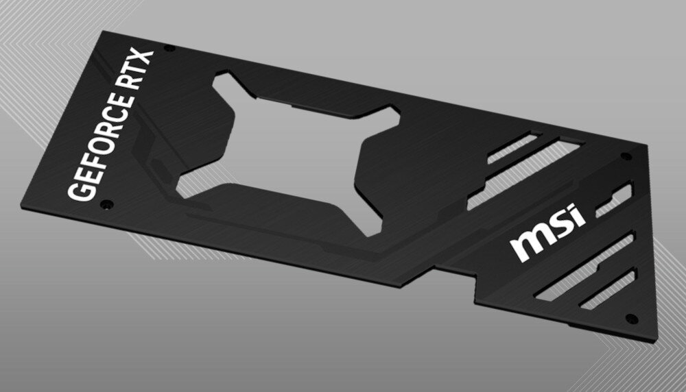 Karta graficzna MSI GeForce RTX 4070 Ti Super Ventus 2X OC 16GB trwałość wytrzymałość backplate bezpieczniki