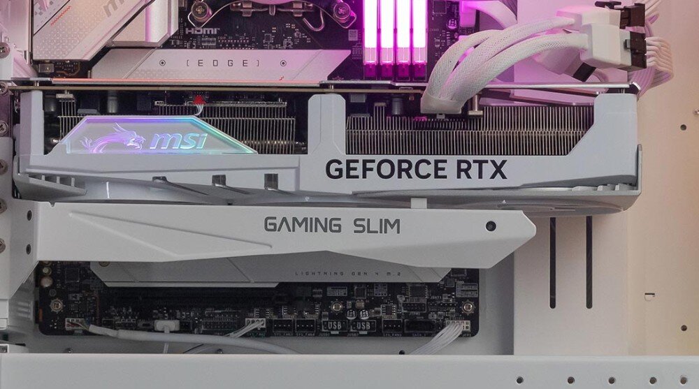 Karta graficzna MSI GeForce RTX 4080 Super Gaming X Slim White 16GB DLSS 3 architektura parametry