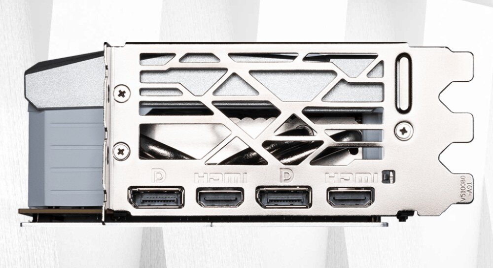 Karta graficzna MSI GeForce RTX 4080 Super Gaming X Slim White 16GB DLSS 3 złącze biblioteki porty