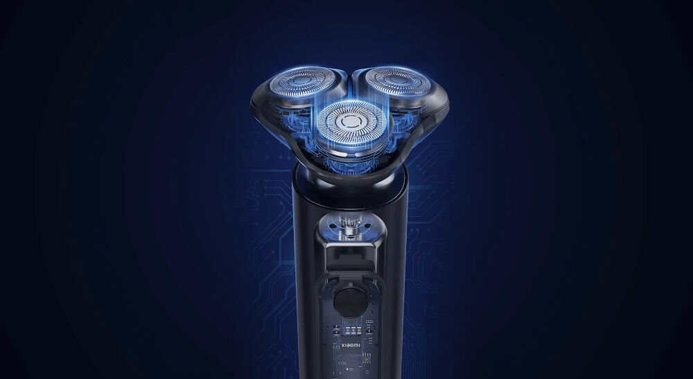 Golarka XIAOMI Electric Shaver S301 wysokowydajny filnik inteligentny układ sterujacy wykrywa obciążenie głowicy dynamiczne dostosowanie prędkości silnika wydajne wygodne golenie
