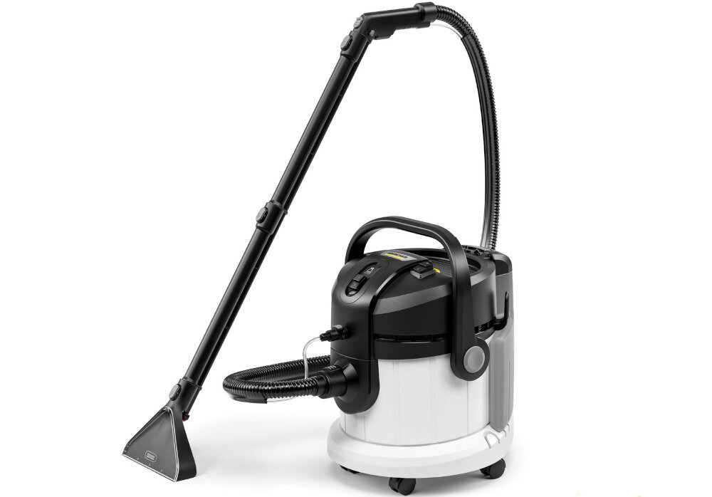 Odkurzacz piorący KARCHER SE 4 1.081-150.0 Przechowywanie akcesoriów praktyczne rozwiązania ułatwienie Dodatkowa półka