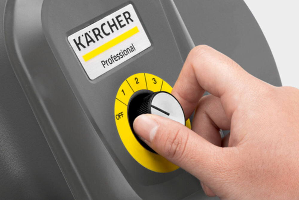 Dmuchawa elektryczna KARCHER AB 20 EC wydajność poziomy mocy