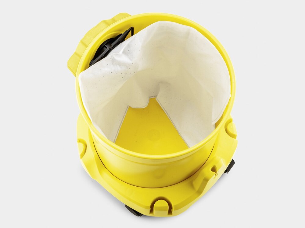 Odkurzacz KARCHER WD 2 Plus V-12-6-18-C (YYY) 1.628-015.0 zatrzymuje brud i kurz, szybki demontaż