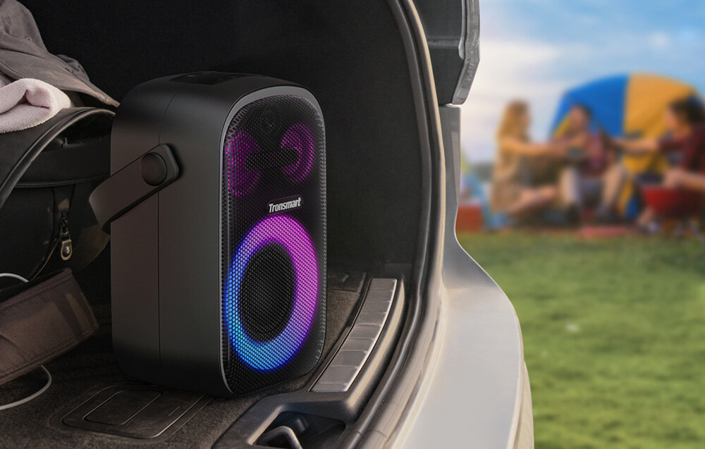 Głośnik mobilny TRONSMART Halo 100 Czarny polecenia głosowe sterowanie mikrofon