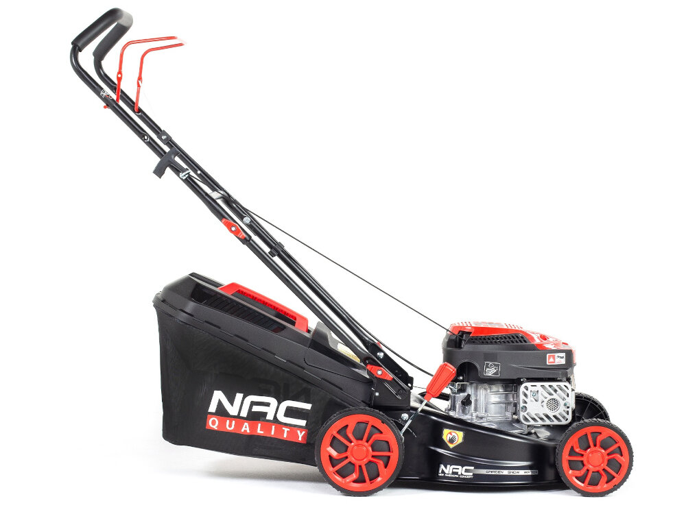 Kosiarka spalinowa NAC QUALITY MEX41-127-1-RO efektywna satysfakcjonujaca praca solidny sprzet stalowa obudowa trwalosc odpornosc na uszkodzenia mechaniczne
