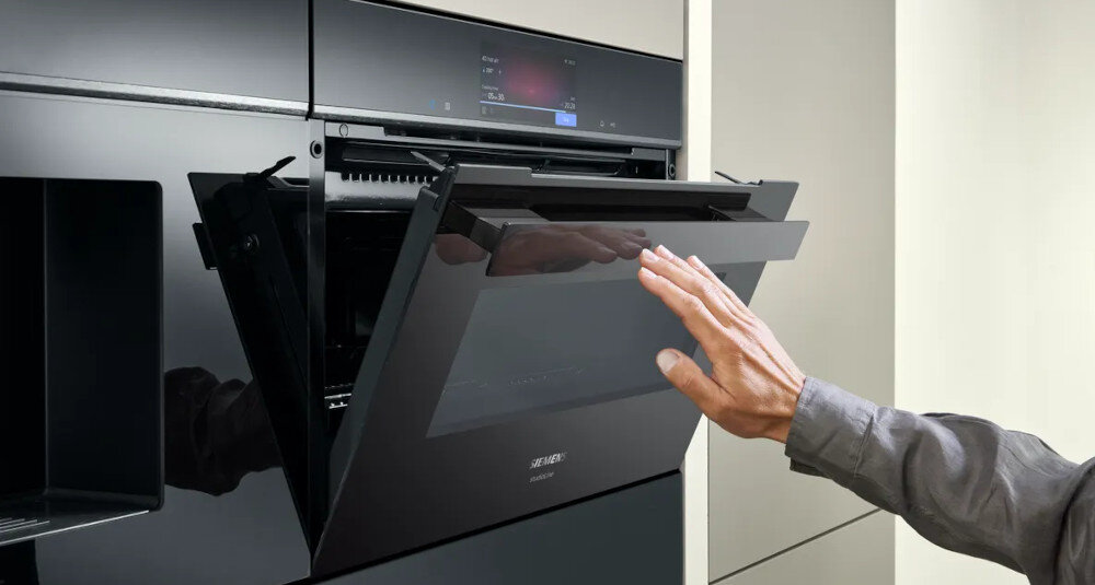 PIEKARNIK SIEMENS CS736G1B1 ciche zamykanie drzwi otwieranie mechanizm lekko cicho