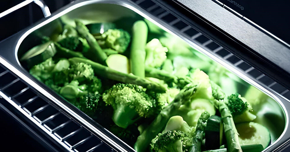 PIEKARNIK SIEMENS CS736G1B1 gotowanie na parze zdrowe para temperatura 120 stopni gotowanie zmiękczanie miękkie zbilansowane zdrowe witaminy wartości odźywcze