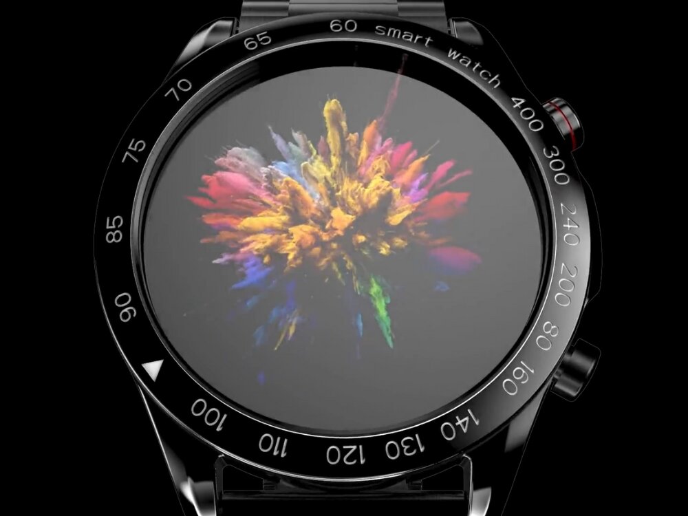Smartwatch HiFuture FutureGo Pro
wyświetlacz smartwatcha ekran rozdzielczość wyraziste kolory ostrość