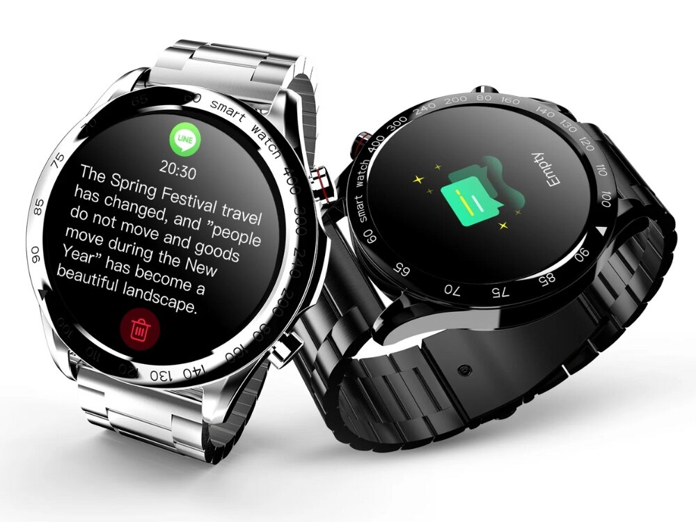 Smartwatch HiFuture FutureGo Pro
smartwatch z aplikacją sms synchronizacja połączenia wiadomości powiadomienia aplikacje