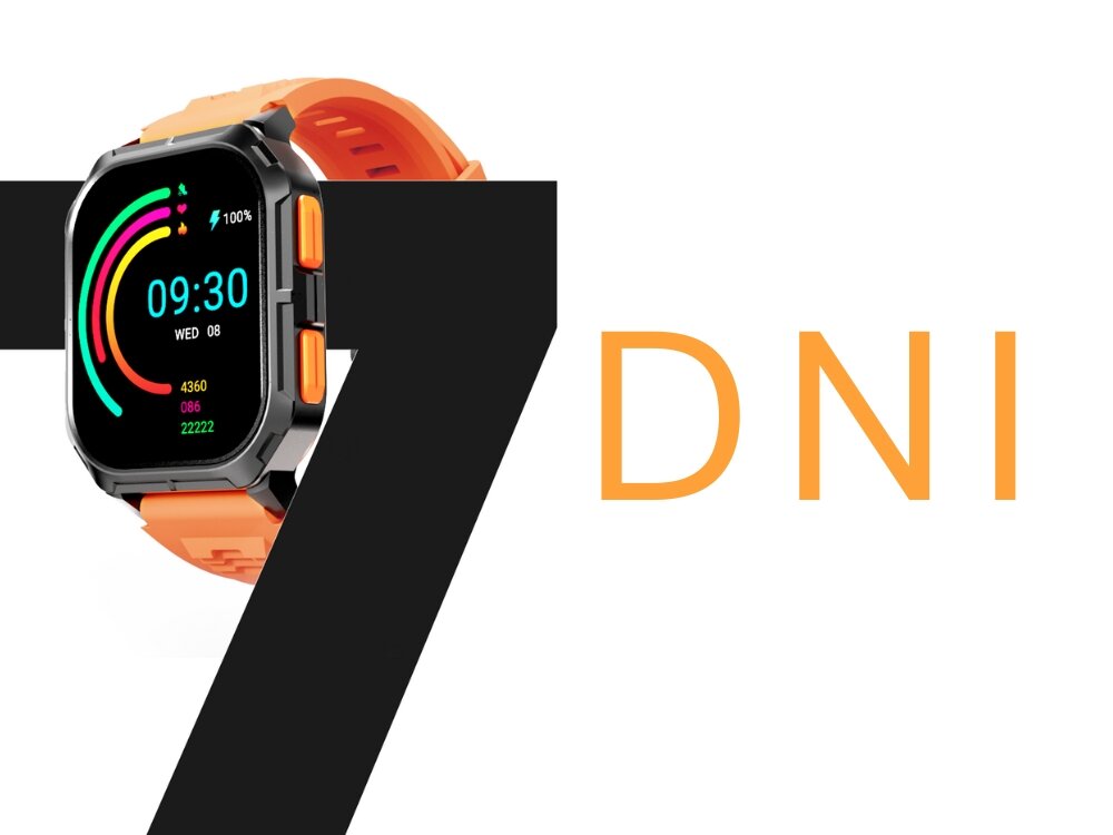 Smartwatch HiFuture FutureFit Ultra3
smartwatch bateria pojemność ładowanie energia