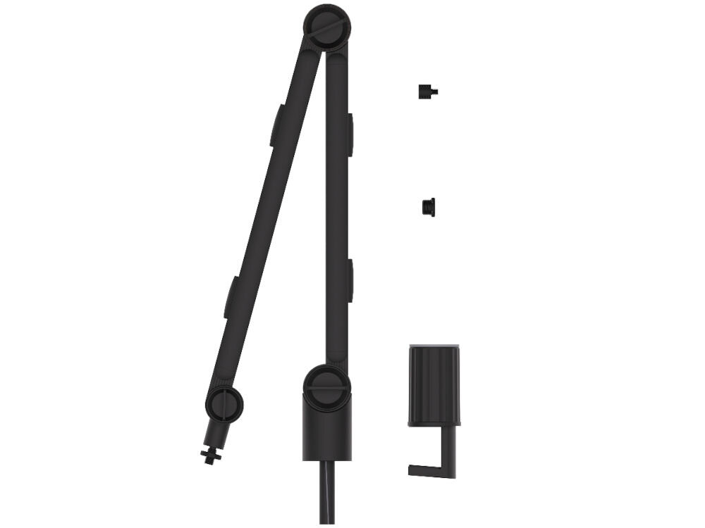 Ramie mikrofonowe KRUX Arm 500 podstawa z zaciskiem, adaptery, zestaw śrub, instrukcja