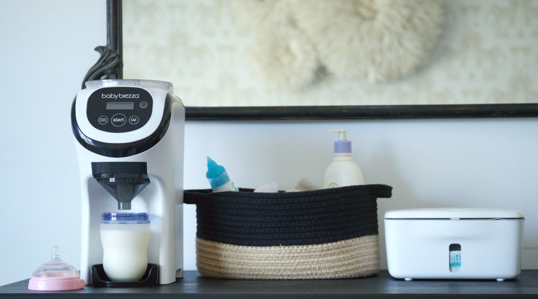 Ekspres do mleka BABY BREZZA Formula Pro Mini temperatura woda mleko przygotowywanie