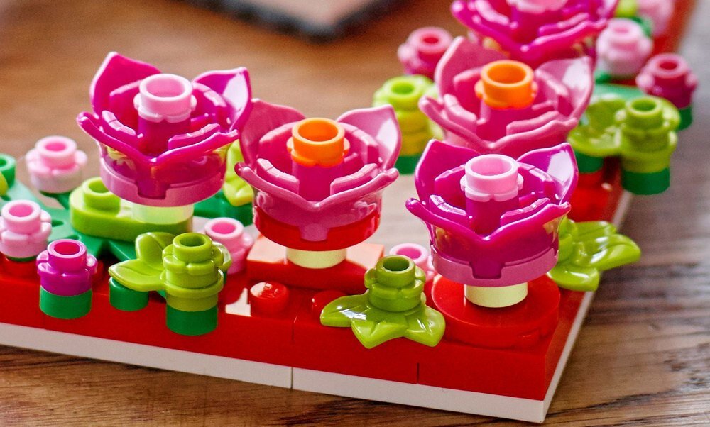 LEGO 40638 Ozdoba w kształcie serca detale zdolności manualne rozwój koordynacja