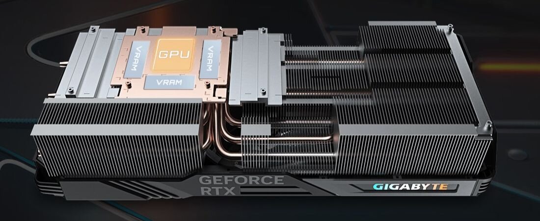 Karta graficzna GIGABYTE GeForce RTX 4080 Super Gaming OC 16GB DLSS 3 - Komora parowa