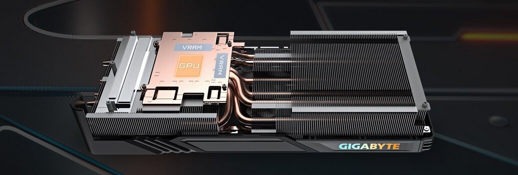Karta graficzna GIGABYTE GeForce RTX 4070 Super Gaming OC 12GB DLSS 3 - Komora parowa