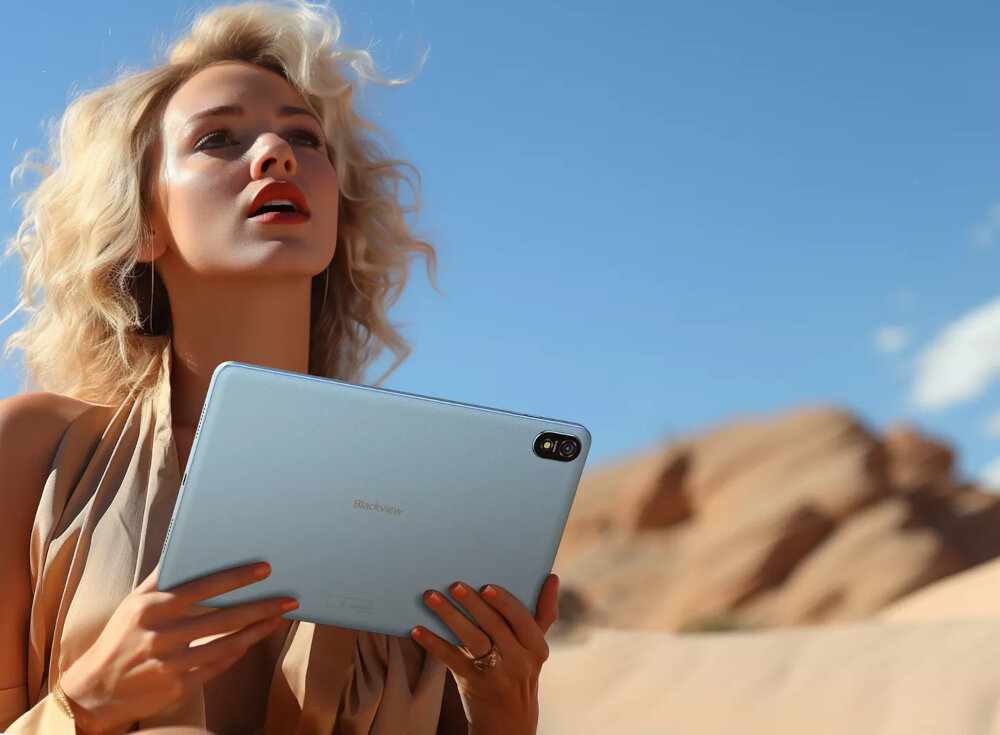 Blackview tab 18 Moc trwałość komfort ultracienka obudowa wyświetlacz FHD+ 2,4K certyfikat TÜV SÜD Helio G99 8GB RAM 256GB ROM bateria półprzewodnikowa szybkie ładowanie 33W odwrotna ładowarka 22 000 mAh wytrzymałość wodoodporność aparat 48 MP Harman Kardon WPS Office rysik tryb komputerowy Android 13 prywatność bezpieczeństwo dual-SIM NFC GPS Glonass Galileo Beidou globalna kompatybilność sieciowa