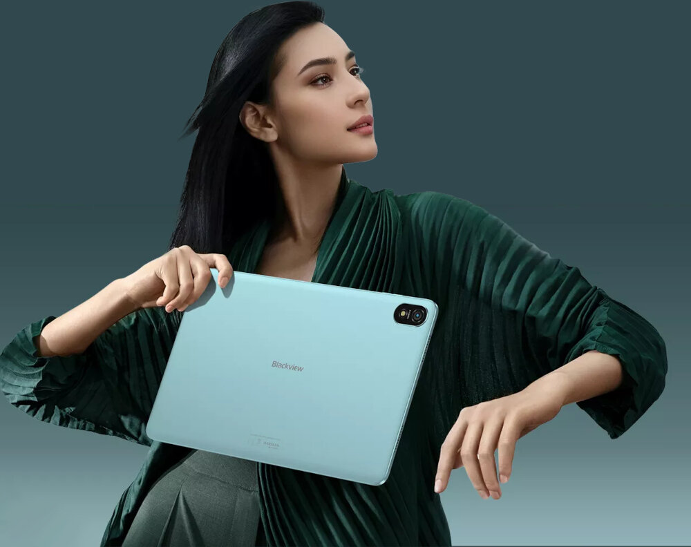 Blackview tab 18 Moc trwałość komfort ultracienka obudowa wyświetlacz FHD+ 2,4K certyfikat TÜV SÜD Helio G99 8GB RAM 256GB ROM bateria półprzewodnikowa szybkie ładowanie 33W odwrotna ładowarka 22 000 mAh wytrzymałość wodoodporność aparat 48 MP Harman Kardon WPS Office rysik tryb komputerowy Android 13 prywatność bezpieczeństwo dual-SIM NFC GPS Glonass Galileo Beidou globalna kompatybilność sieciowa