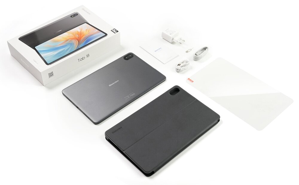 Blackview tab 18 Moc trwałość komfort ultracienka obudowa wyświetlacz FHD+ 2,4K certyfikat TÜV SÜD Helio G99 8GB RAM 256GB ROM bateria półprzewodnikowa szybkie ładowanie 33W odwrotna ładowarka 22 000 mAh wytrzymałość wodoodporność aparat 48 MP Harman Kardon WPS Office rysik tryb komputerowy Android 13 prywatność bezpieczeństwo dual-SIM NFC GPS Glonass Galileo Beidou globalna kompatybilność sieciowa