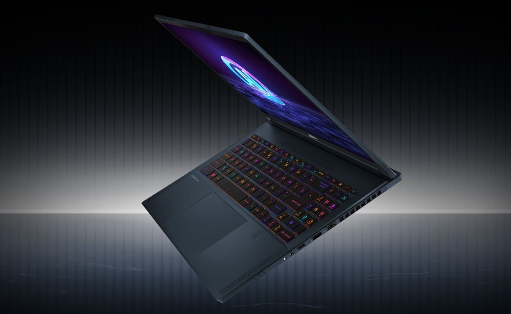 Laptop MSI Stealth 16 AI Studio A1VGG-031PL 16 IPS 240Hz U9-185H 32GB RAM 2TB SSD GeForce RTX4070 Windows 11 Home wygląd konstrukcja obudowa bateria