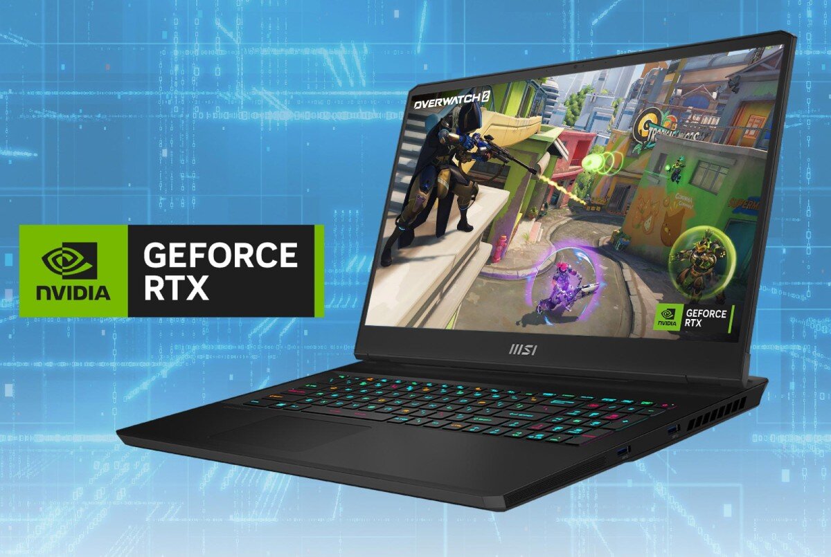 Laptop MSI Alpha C7VF-017XPL 17.3 IPS 240Hz R9-7945HX 16GB RAM 1TB SSD GeForce RTX4060 karta graficzna technologie Ray Tracing
