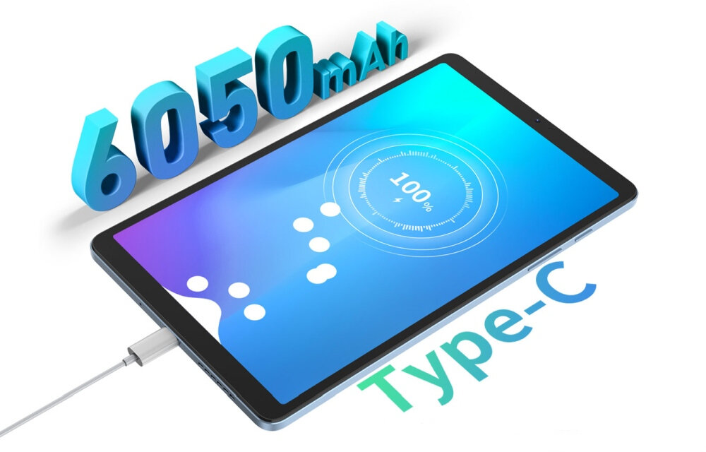 Blackview TAB 60 Moc trwałość komfort ultracienka obudowa wyświetlacz certyfikat TÜV SÜD rysik tryb komputerowy Android 13 prywatność bezpieczeństwo dual-SIM NFC GPS Glonass Galileo Beidou globalna kompatybilność sieciowa