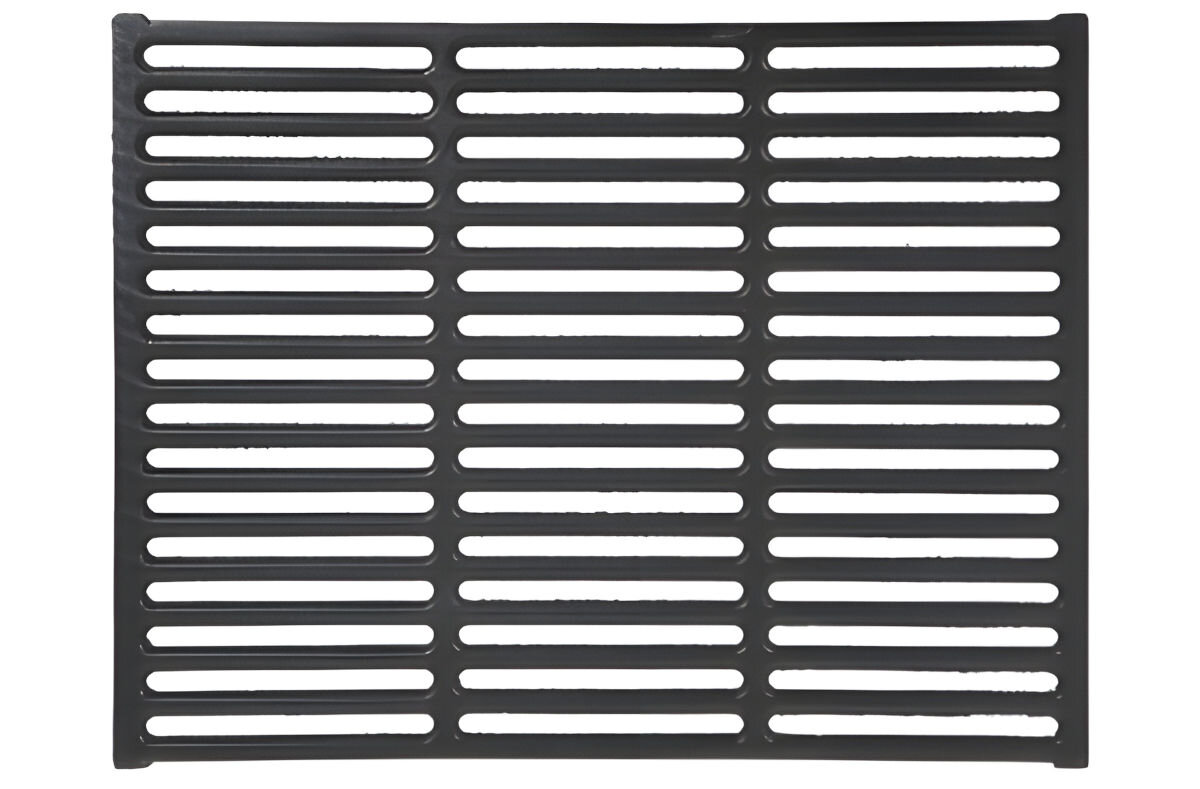 Grill gazowy LUND 99654, wymiary, waga, ciepło, grillowanie, na białym tle ruszt frontem na wprost