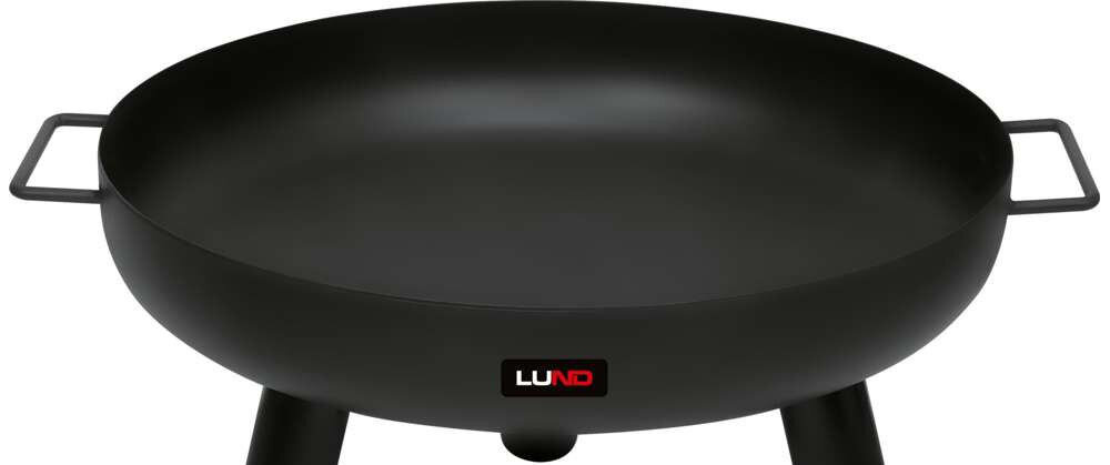 Palenisko ogrodowe LUND 99707 (61 cm), średnica, głębokość, Stabilne, żar, na białym tle zbliżenie na mise paleniska