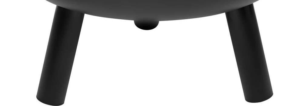 Palenisko ogrodowe LUND 99707 (61 cm), nóżki, metal, stabilność, wysokość, cyrkulacja, na białym tle zbliżenie na nogi paleniska