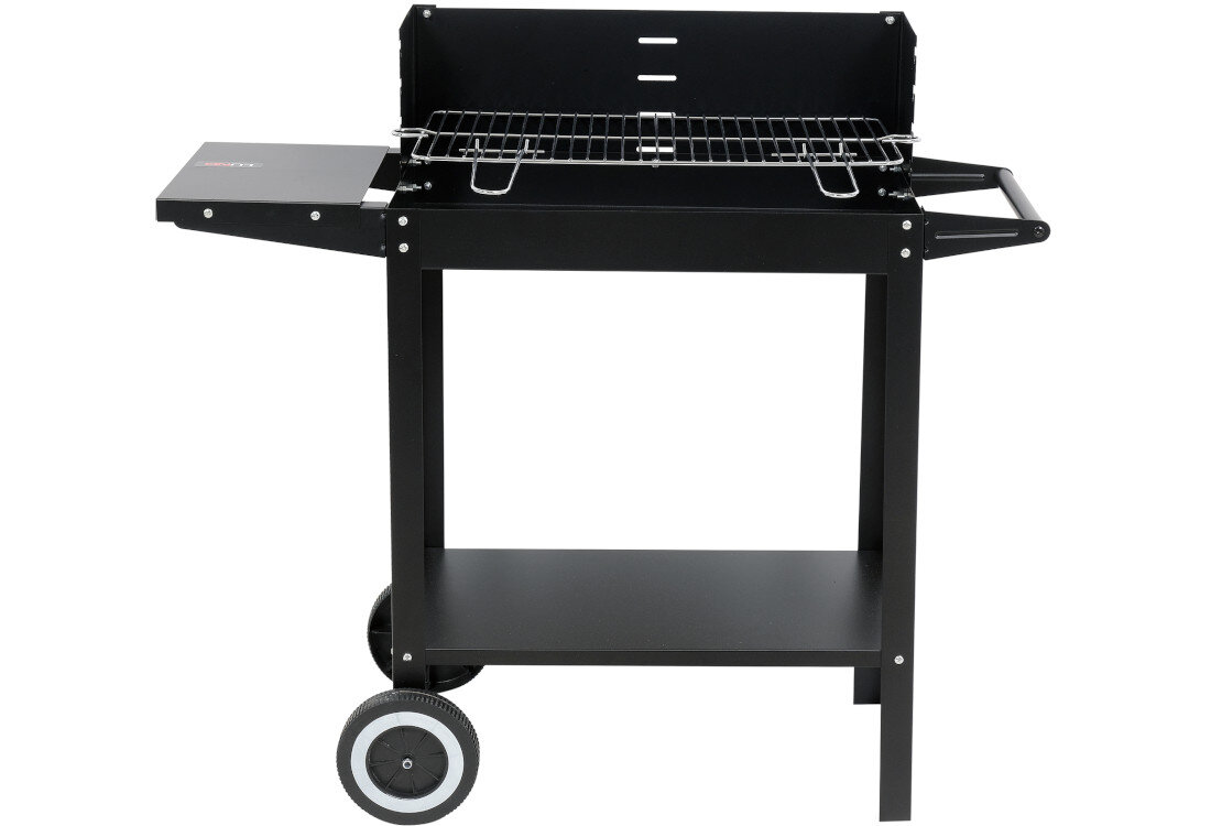 Grill węglowy LUND 99919 48 x 26.5 cm  ochrona przed wiatrem kółka transportowe wygodne uchwyty przenoszenie komfort grillowanie