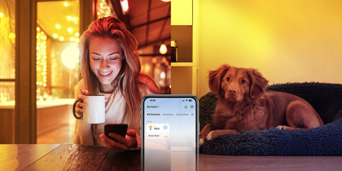 Inteligentna żarówka LED TP-LINK Tapo L535E 8.6W E27 Wi-Fi, Harmonogram, automatyzacja, wygoda, tryby, Zdalne sterowanie oświetleniem przez aplikację.