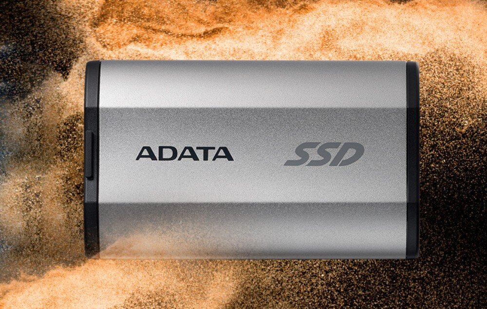 Dysk ADATA SD810 500GB SSD Srebrny wytrzymałość szczelność wodoodporność
