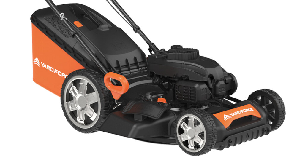 Kosiarka spalinowa YARD FORCE YF-GMA53E Zongshen z napędem 530mm 2.7kW obudowa z wysokiej jakosci metalu odpornosc na uderzenia i dzialanie warunkow atmosferycznych