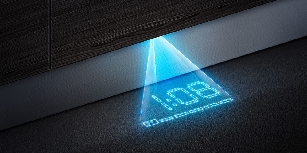 ZMYWARKA SIEMENS SX87ZX06CE wskaźnik czas praca trwanie cyklu podłoga wyświetlanie