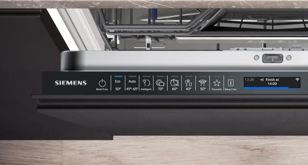 ZMYWARKA SIEMENS SX87ZX06CE program Inteligentny dobór parametry czas temperatura cykl dopasowanie