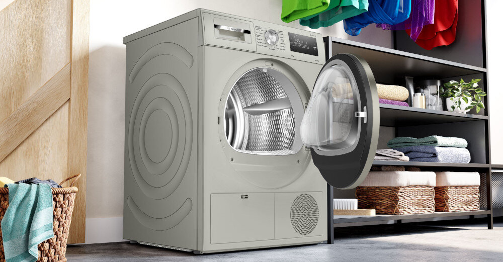 SUSZARKA BOSCH WTH85VXXPL Konstrukcja AntiVibration bok budowa bez wibracji cicha praca drgania