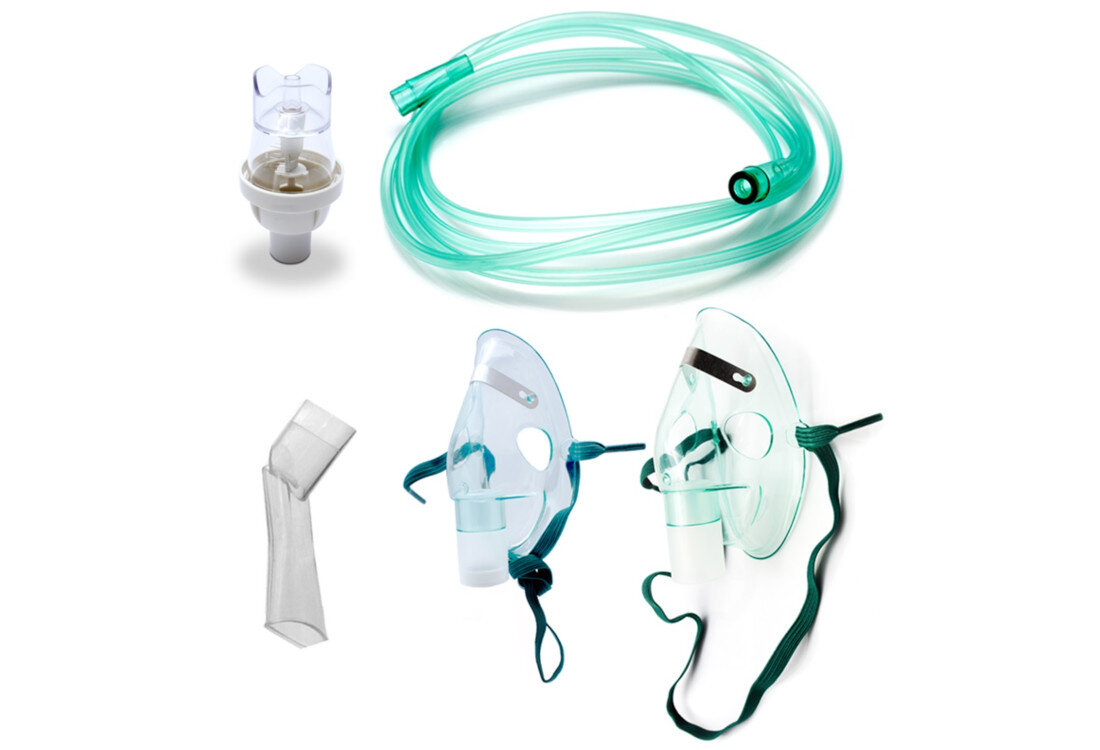 Zestaw akcesoriów MISURE (5 sztuk) Uniwersalne dopasowanie wygodne użytkowanie  z przezroczystego, nietoksycznego PCV  bezpieczne dla użytkowników wspierając codzienną terapię 