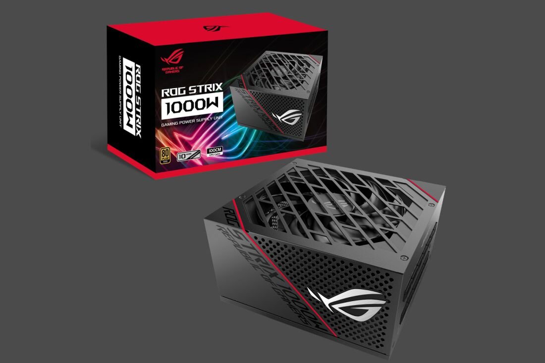 Zasilacz ASUS ROG Strix 1000W 80 Plus Gold  - Zasilacz 