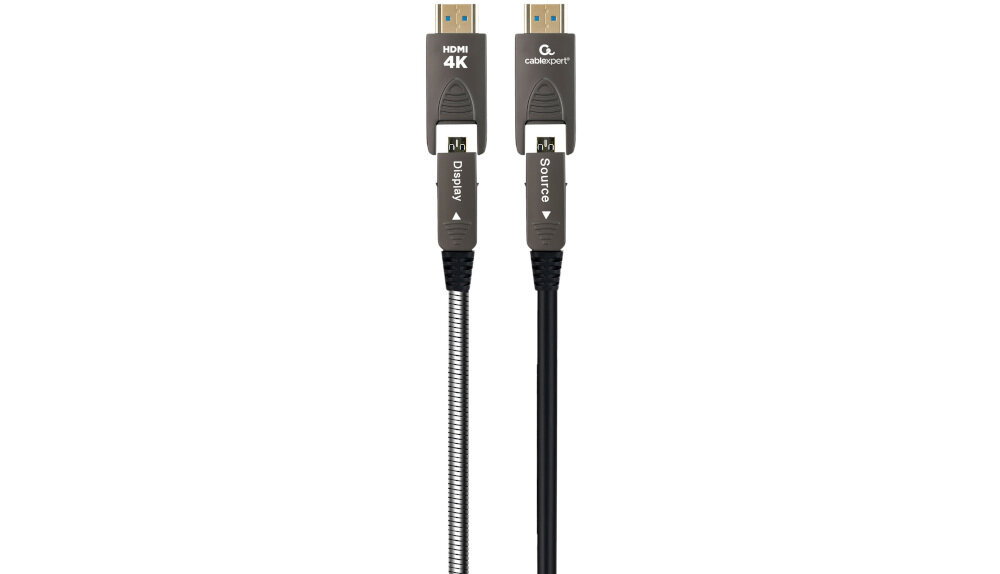 Kabel optyczny HDMI - HDMI CABLEXPERT 10 m - Jakość obrazu i dźwięku, kabel od frontu